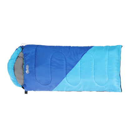 Weisshorn Sleeping Bag Kids Single 172cm Thermal Camping Hiking Blue - Mekamart Australia