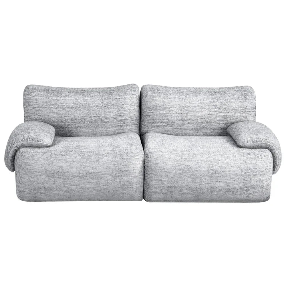 Artiss 2 Seater Sofa Modular Sectional Sofas Couch Bed No Assembly Living Room Grey - Mekamart Australia