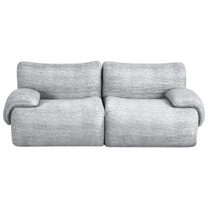 Artiss 2 Seater Sofa Modular Sectional Sofas Couch Bed No Assembly Living Room Grey - Mekamart Australia