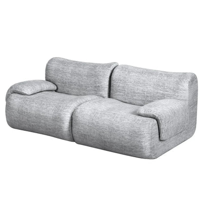 Artiss 2 Seater Sofa Modular Sectional Sofas Couch Bed No Assembly Living Room Grey - Mekamart Australia
