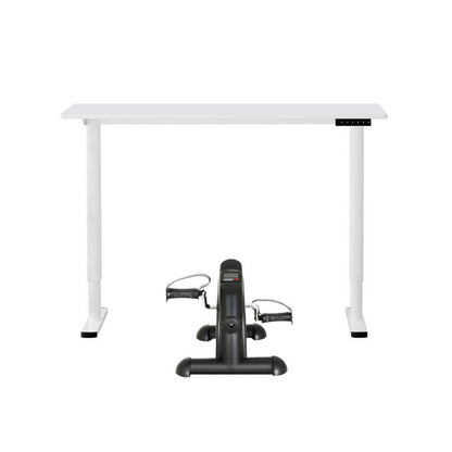 Artiss 120cm Electric Standing Desk with Mini Peal Exercise Bike Home Office