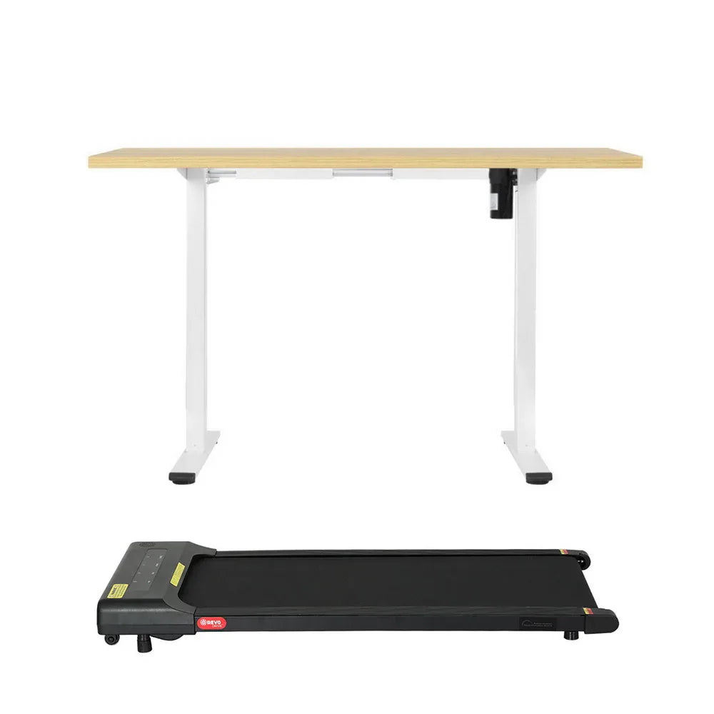 Artiss Electric Treadmill with 120cm Automatic Standing Desk Walking Pad 400mm - Mekamart Australia