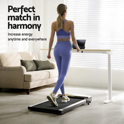 Artiss Electric Treadmill with 120cm Automatic Standing Desk Walking Pad 400mm - Mekamart Australia