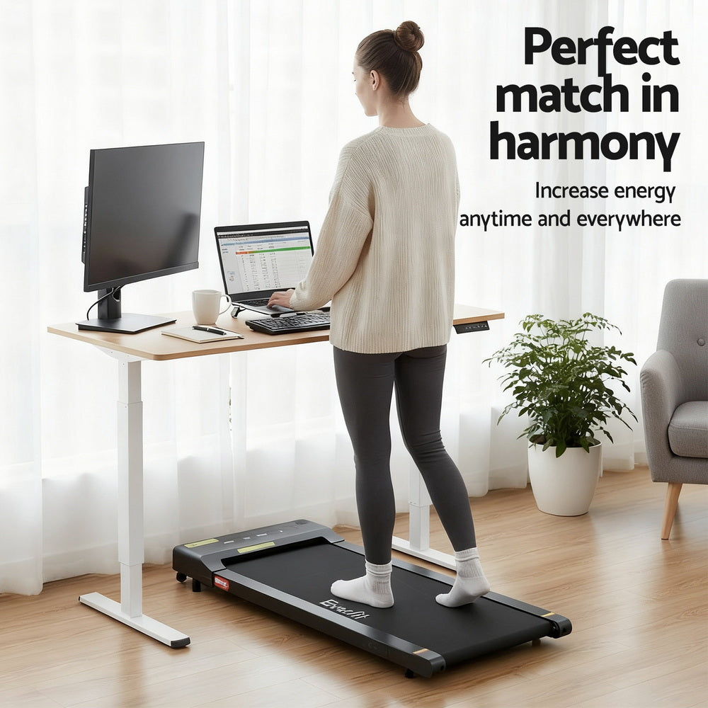 Artiss Electric Treadmill with 140cm Automatic Standing Desk Walking Pad 400mm