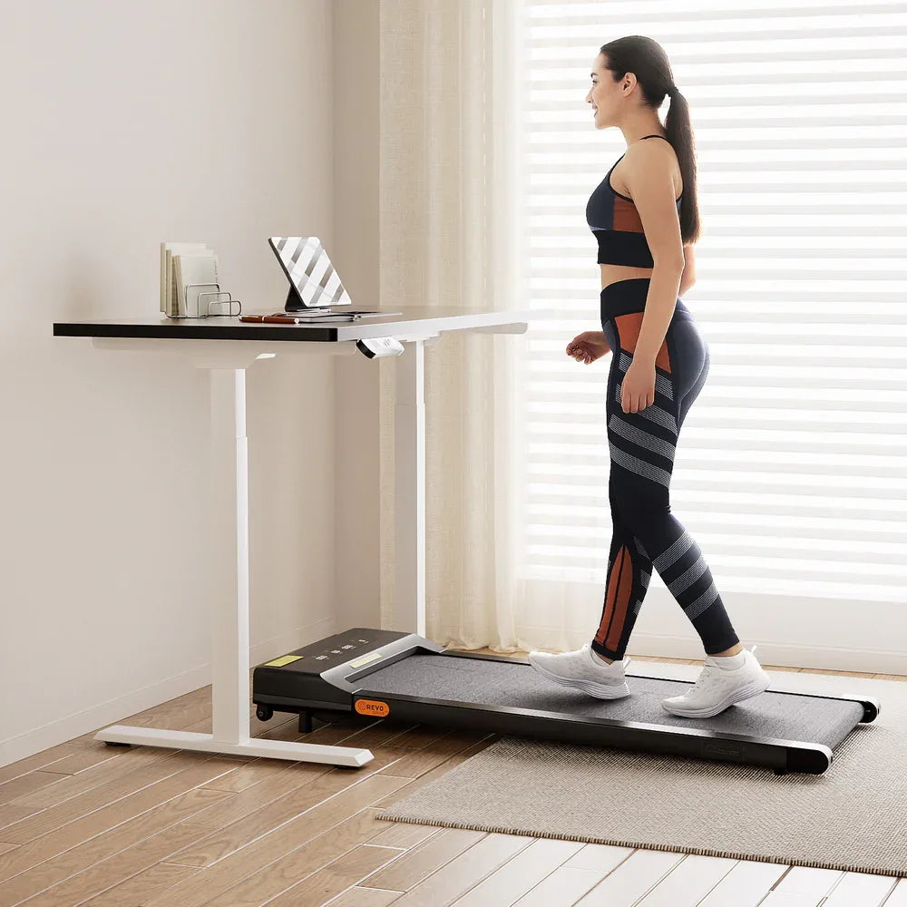 Artiss Treadmill 120cm Automatic Standing Desk with 400mm Electric Walking Pad - Mekamart Australia