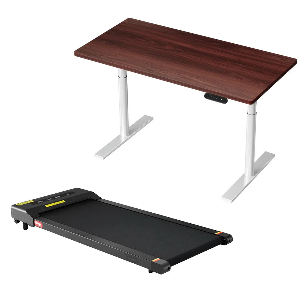 Artiss 400mm Treadmill Electric Walking Pad with 120cm Automatic Standing Desk - Mekamart Australia