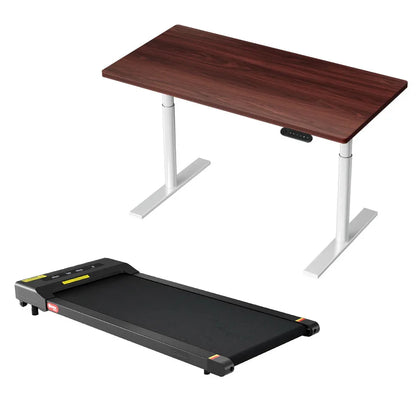 Artiss 400mm Treadmill Electric Walking Pad with 120cm Automatic Standing Desk - Mekamart Australia