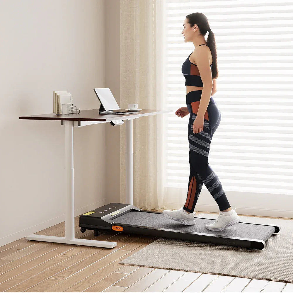 Artiss 400mm Treadmill Electric Walking Pad with 120cm Automatic Standing Desk - Mekamart Australia