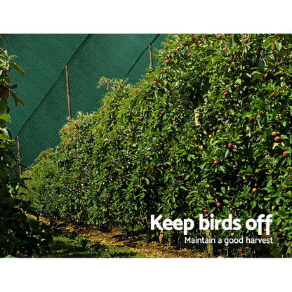 Instahut 30% Shade Cloth 1.83x30m Shadecloth Wide Heavy Duty Green