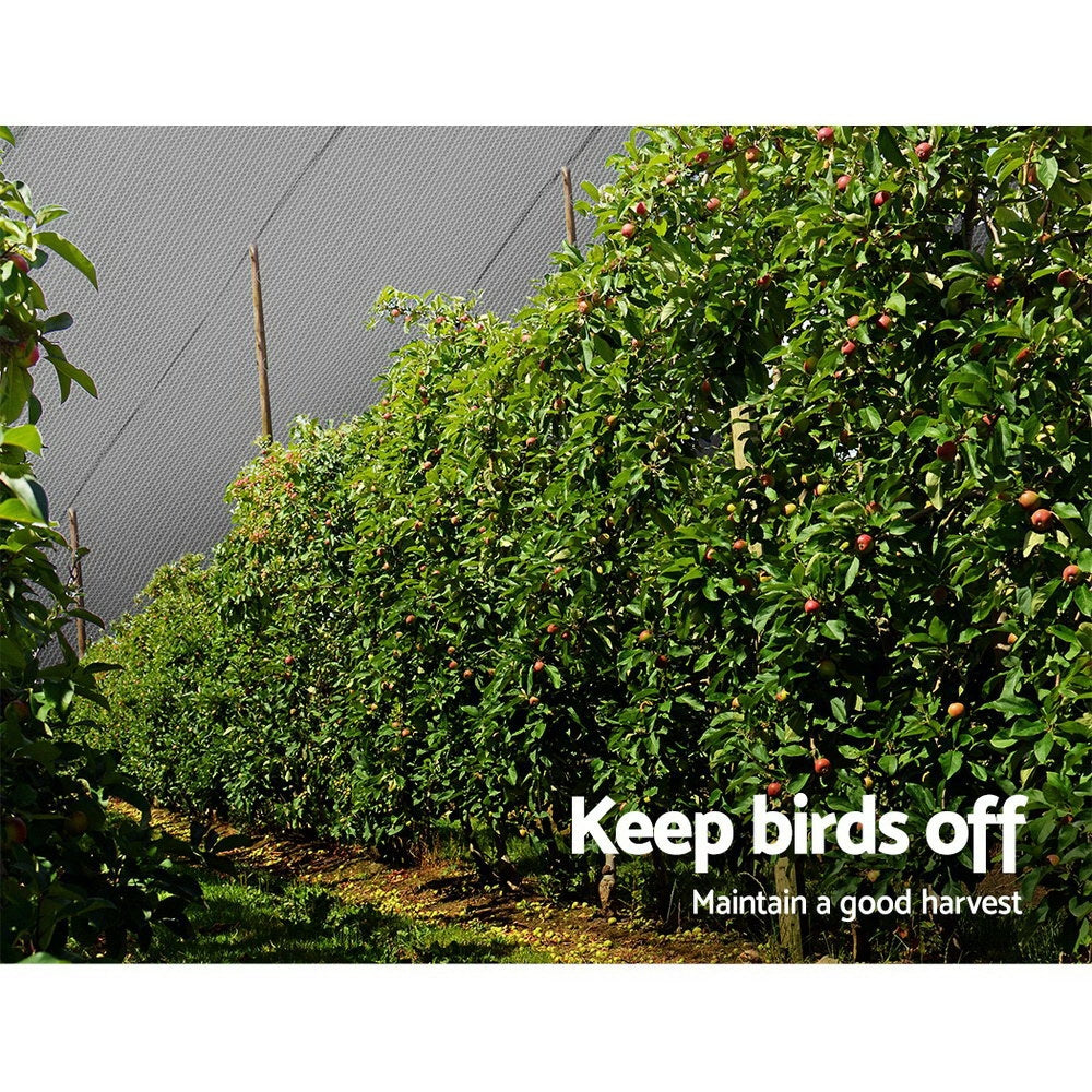 Instahut 50% Shade Cloth 3.66x30m Shadecloth Wide Heavy Duty White