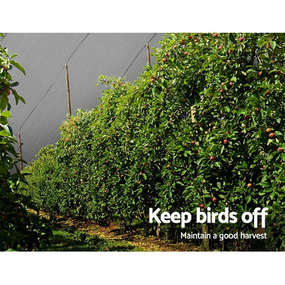 Instahut 50% Shade Cloth 3.66x30m Shadecloth Wide Heavy Duty White