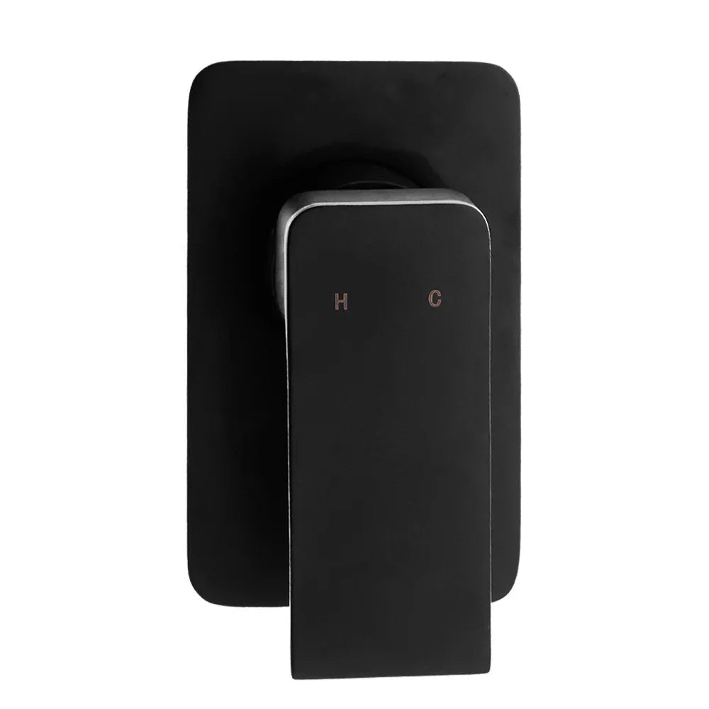 Cefito 8'' Rain Shower Head Wall Arm Square High Pressure Mixer Tap Black - Mekamart Australia