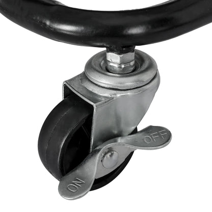 Artiss Storage Trolley Kitchen Cart 3 Tiers Rack Shelf Organiser Wheels Black - Mekamart Australia