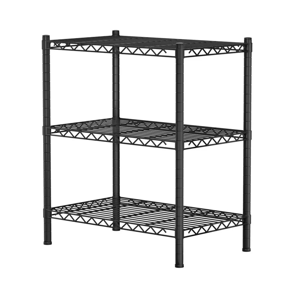 Artiss 3-Tier Shelving Unit Adjustable Garage Storage Shelves Kitchen Rack Steel - Mekamart Australia