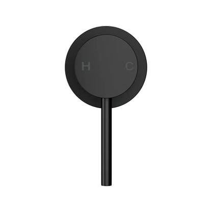 Cefito Basin Mixer Wall Tap Round Brass Faucet Shower Bathtub Black - Mekamart Australia