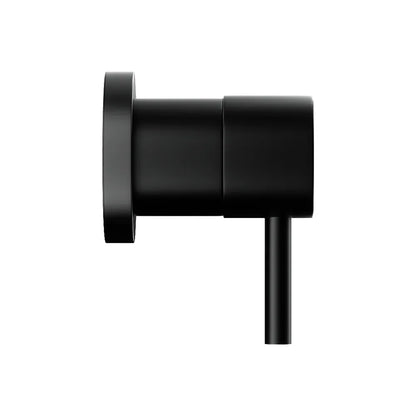 Cefito Basin Twin Tap Wall Round Brass Faucet Shower Bathtub Black - Mekamart Australia