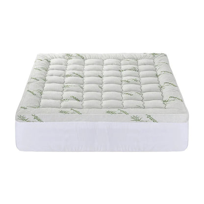 Giselle Mattress Topper 11cm Pillowtop toppers Bamboo King - Mekamart Australia