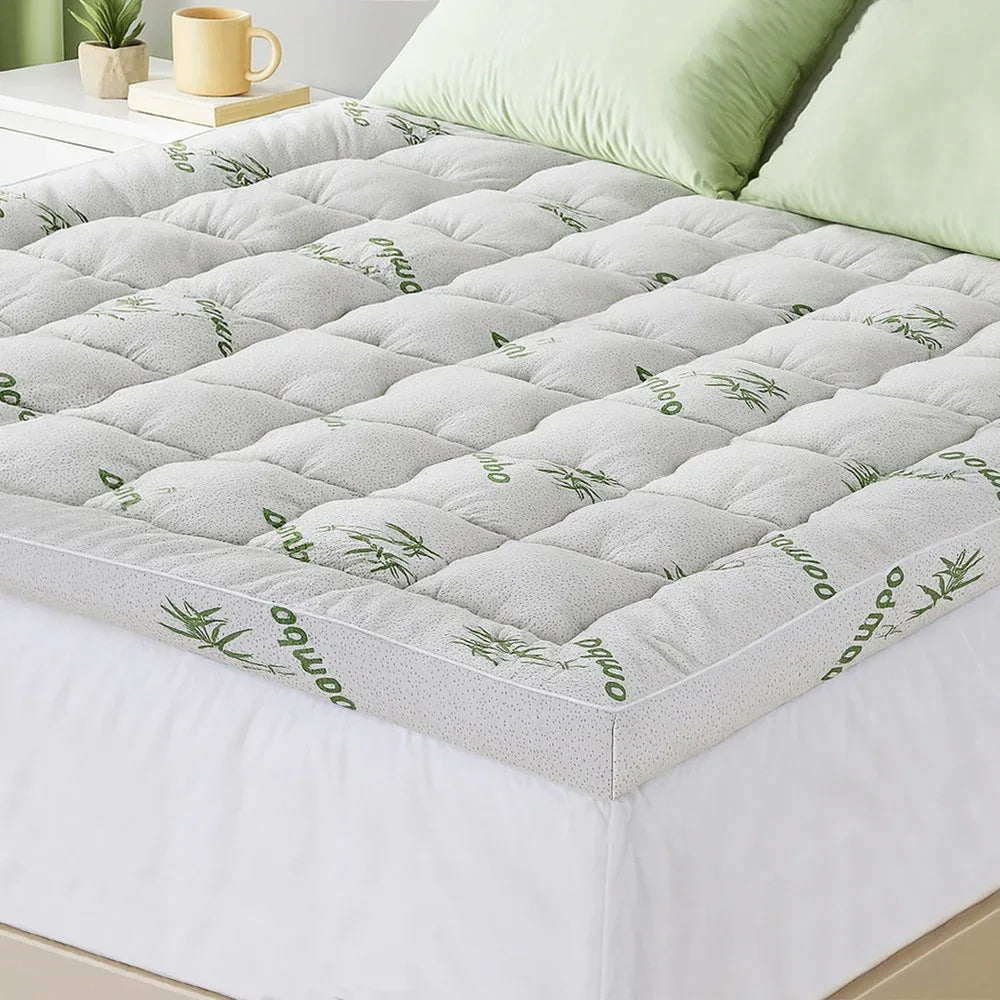 Giselle Mattress Topper 11cm Pillowtop toppers Bamboo King - Mekamart Australia