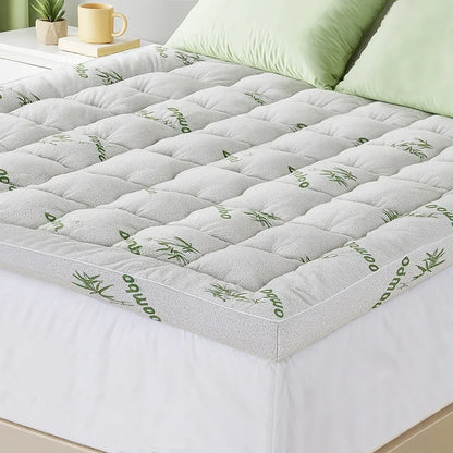 Giselle Mattress Topper 11cm Pillowtop toppers Bamboo King - Mekamart Australia