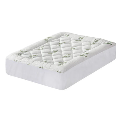 Giselle Mattress Topper 5cm Pillowtop toppers Bamboo Double - Mekamart Australia