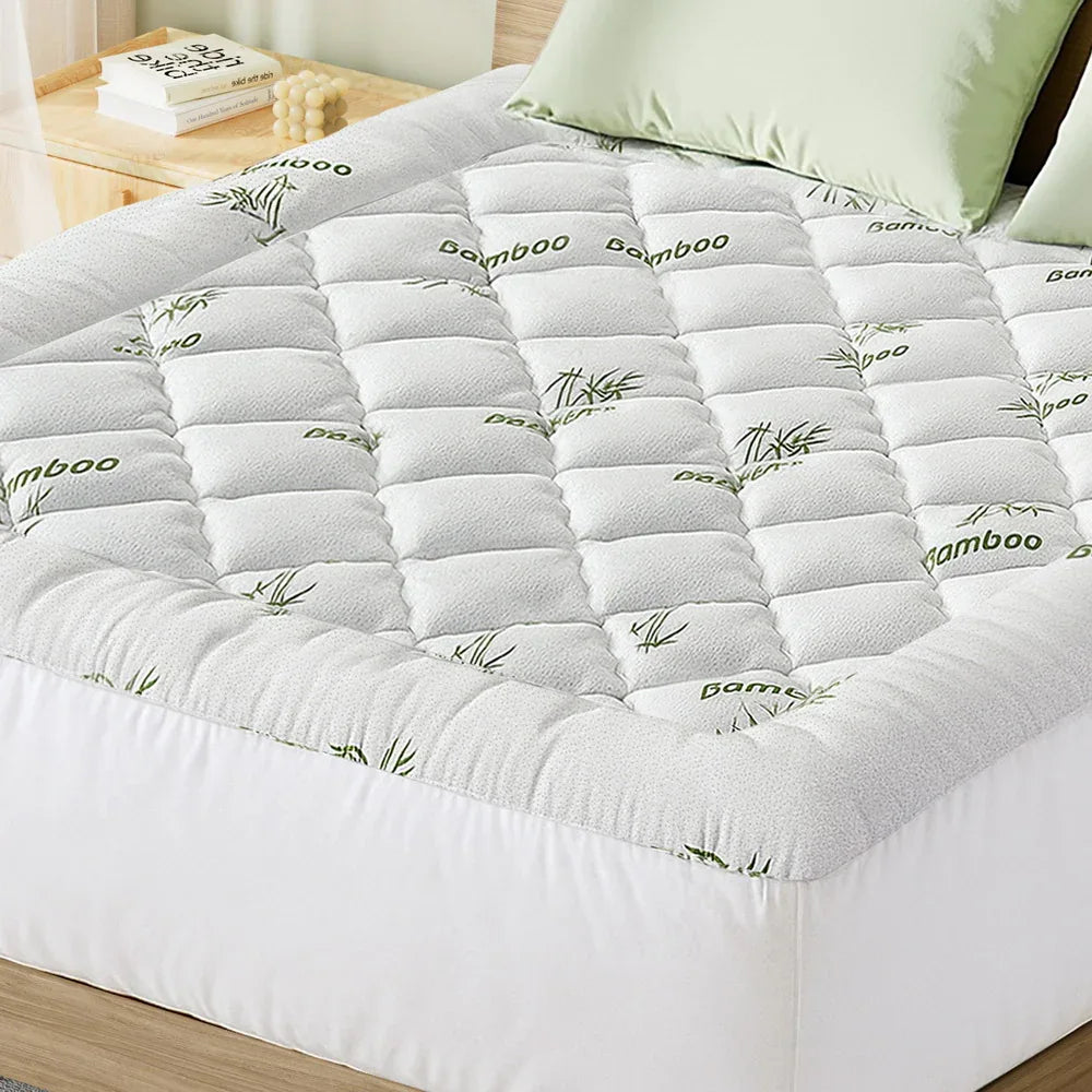 Giselle Mattress Topper 5cm Pillowtop toppers Bamboo King - Mekamart Australia