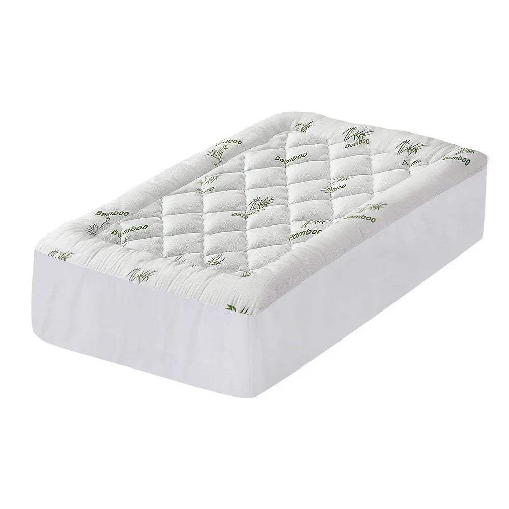 Giselle Mattress Topper 5cm Pillowtop toppers Bamboo King Single - Mekamart Australia