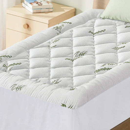 Giselle Mattress Topper 5cm Pillowtop toppers Bamboo King Single - Mekamart Australia