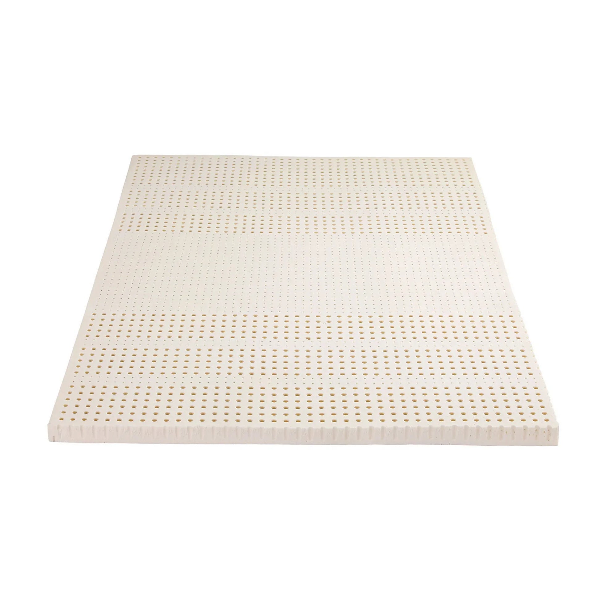 Giselle Bedding Latex Topper 100% Natural Latex Toppers 7-zone w/ Ice Silk Cool-touch Fabric Cooling Cover Double 5cm - Mekamart Australia