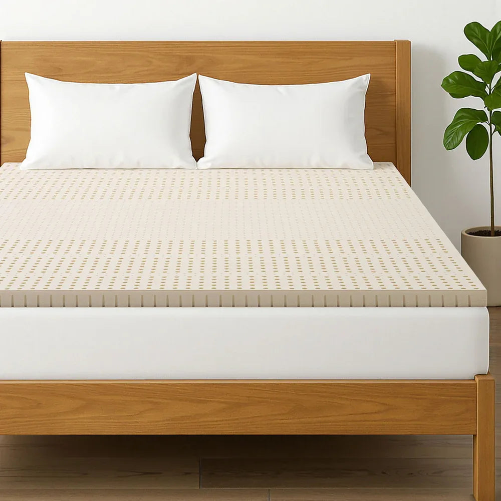 Giselle Bedding Latex Mattress Topper 5cm King - Mekamart Australia