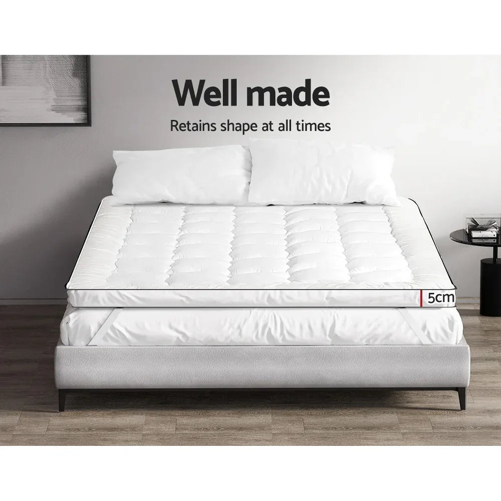 Giselle Bedding Mattress Topper Pillowtop - King - Mekamart Australia
