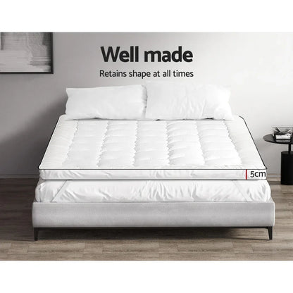 Giselle Bedding Mattress Topper Pillowtop - King Single - Mekamart Australia