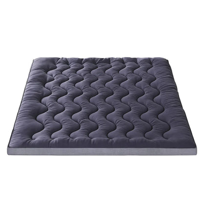Giselle 5cm Mattress Topper Pillowtop toppers Bamboo Charcoal King - Mekamart Australia