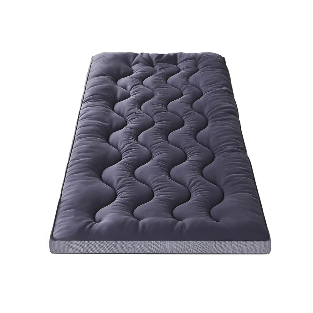 Giselle 5cm Mattress Topper Pillowtop toppers Bamboo Charcoal Single - Mekamart Australia