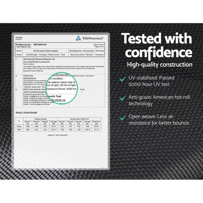 Everfit 10FT Trampoline for Kids w/ Ladder Enclosure Safety Net Rebounder Colors - Mekamart Australia