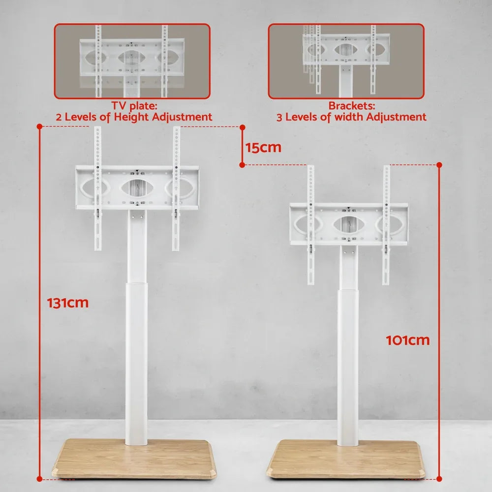 Artiss TV Stand 24-55" Swivel Height Adjustable Floor Mount for TVs