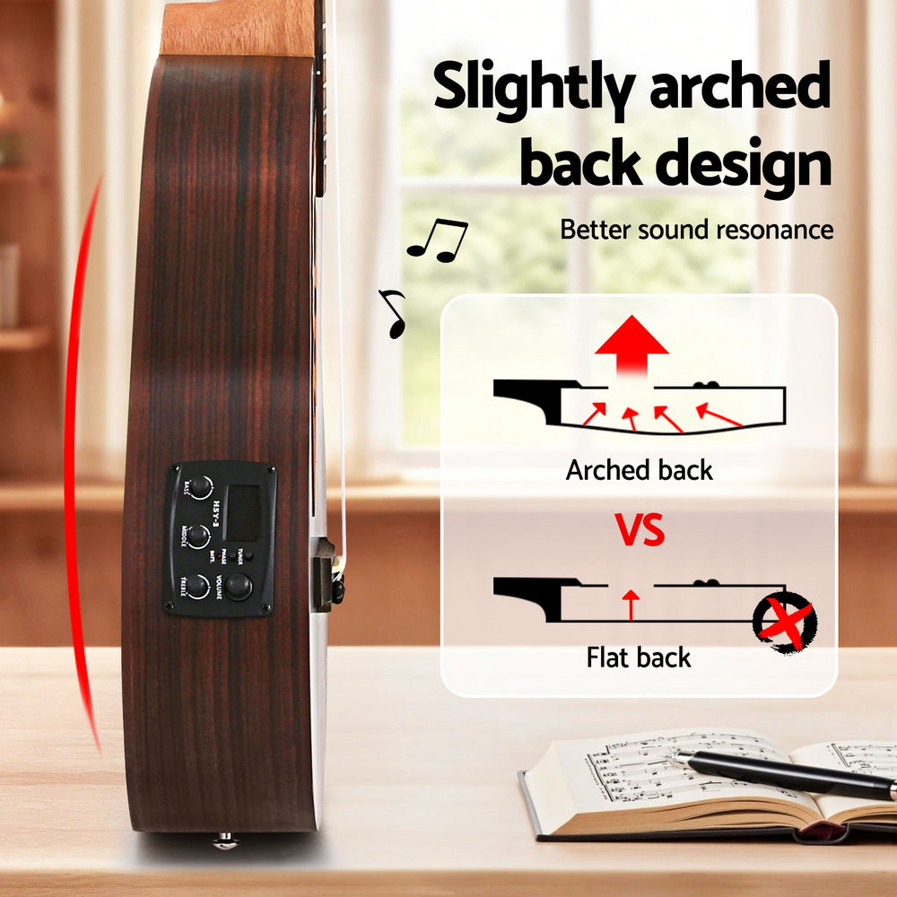 Alpha Ukulele 30 Inch with EQ 18 Frets