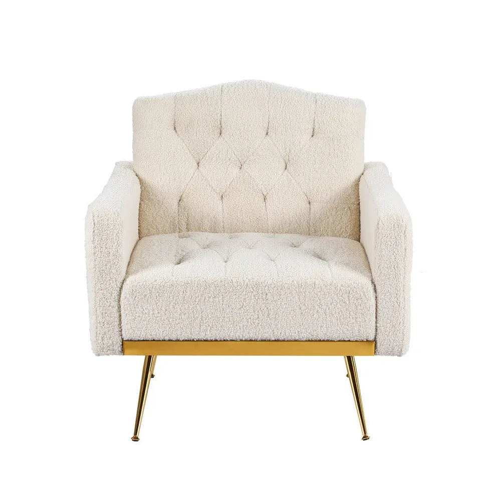 Artiss Armchair Boucle Beige Nicole - Mekamart Australia