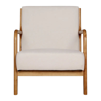 Artiss Armchair Fabric Beige Olive - Mekamart Australia