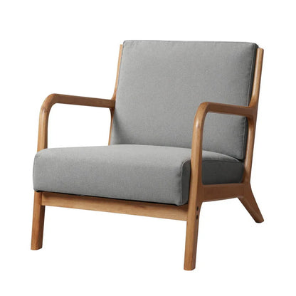 Artiss Armchair Fabric Light Grey - Mekamart Australia