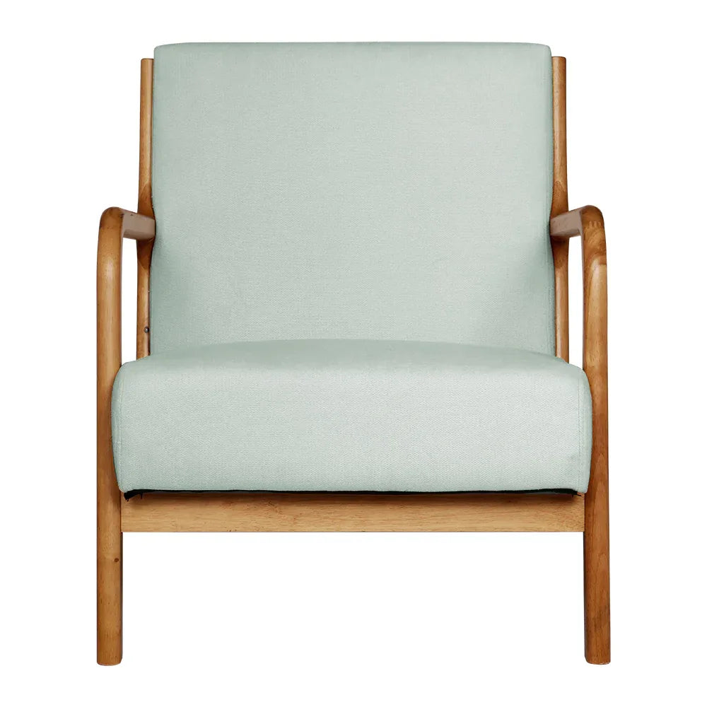 Artiss Armchair Fabric Grey Olive - Mekamart Australia