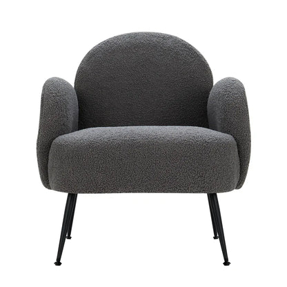 Artiss Armchair Boucle Charcoal Hanes - Mekamart Australia