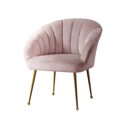 Artiss Armchair Velvet Pink Eloise - Mekamart Australia