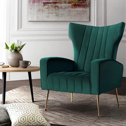 Artiss Armchair Green Velvet Kate - Mekamart Australia