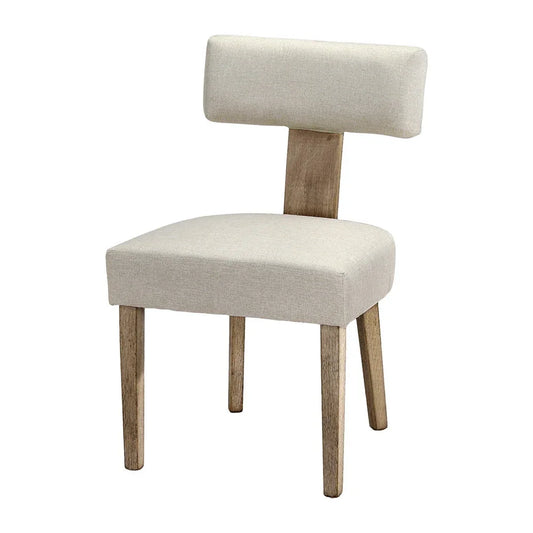 Artiss Dining Chairs Set of 4 Linen Fabric Wooden Beige - Mekamart Australia