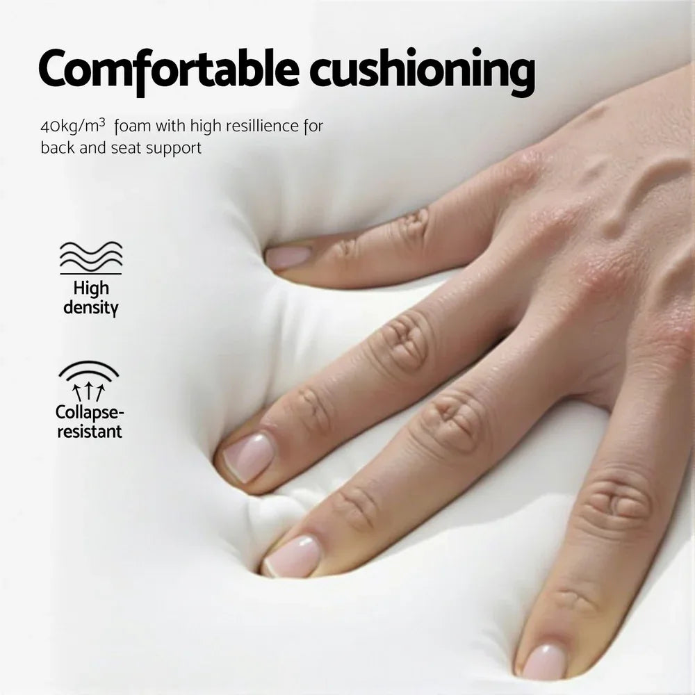 Artiss Dining Chairs Set of 4 Velvet Channel Tufted Pink - Mekamart Australia