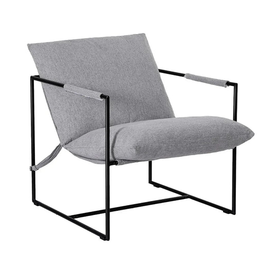 Artiss Armchair Lounge Chair Sling Grey - Mekamart Australia