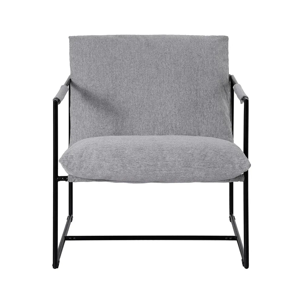 Artiss Armchair Lounge Chair Sling Grey - Mekamart Australia
