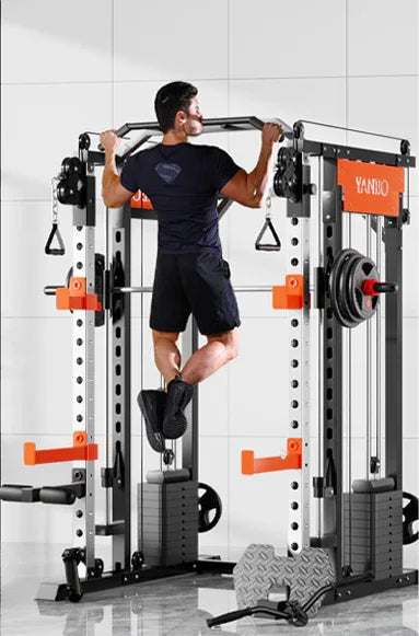 SmartFit M1 Max 130kg Pin Loaded Multi Functional Training Smith Machine Home Gym Power Rack Machine - Mekamart Australia