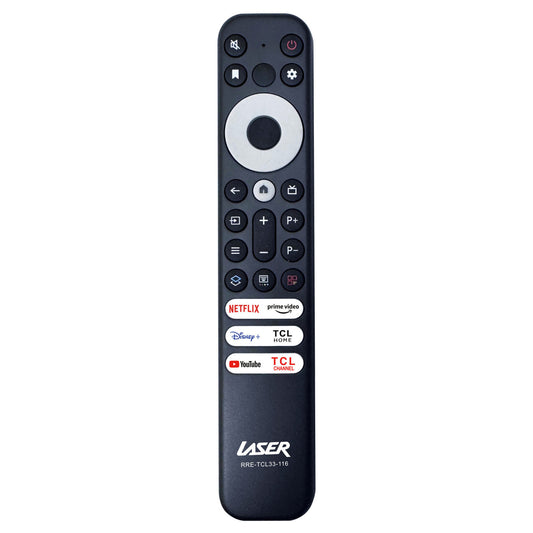 Laser Remote Control for TCL TVs - Black
