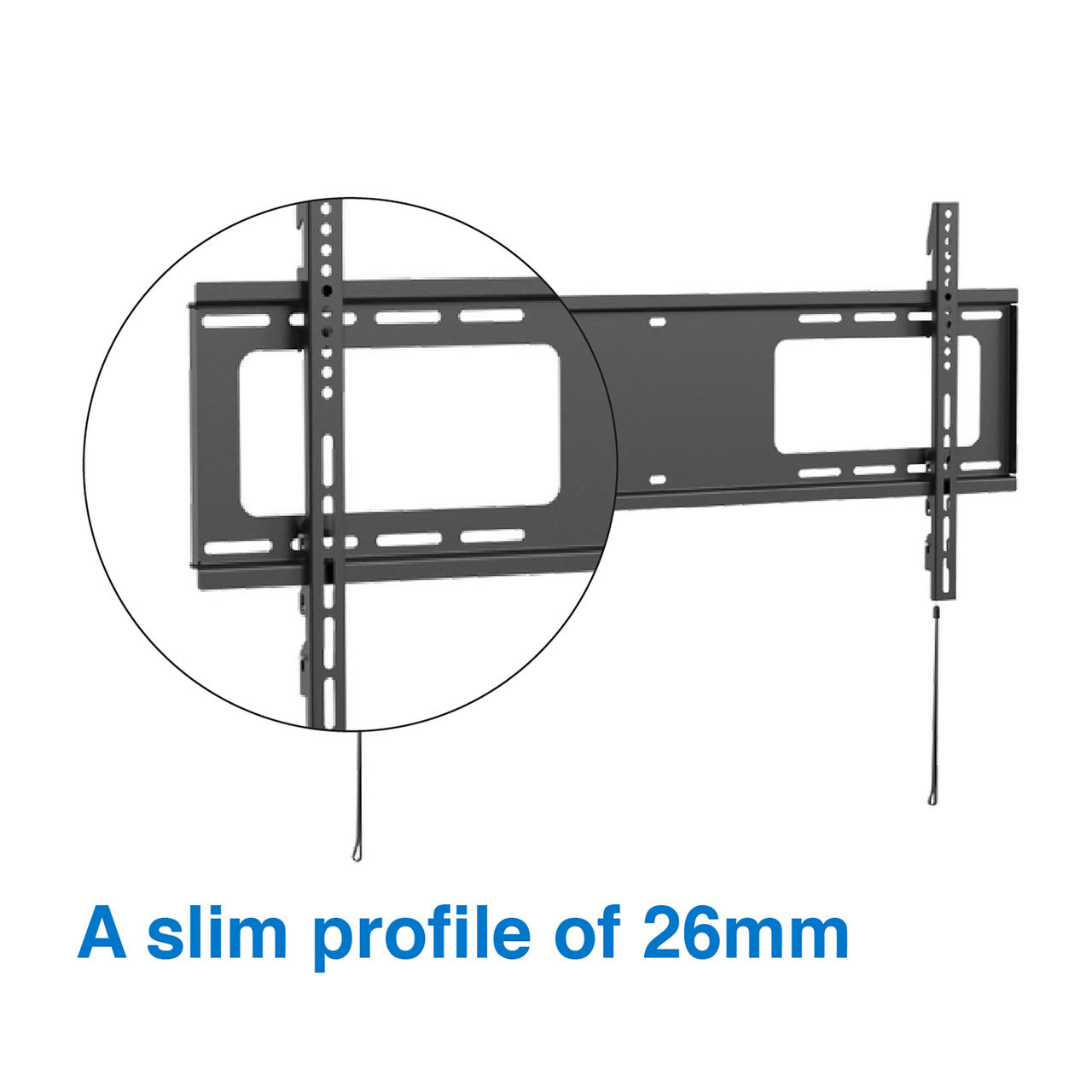 Extra Large Fixed TV Wall Mount 43 inches - 90 inches Panels